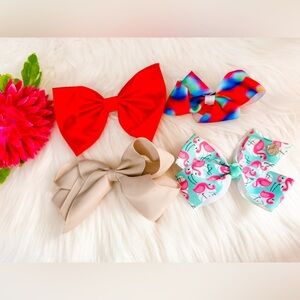 🔶 10/$35-‎ Fabric Bow Clips
